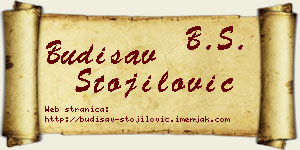 Budisav Stojilović vizit kartica